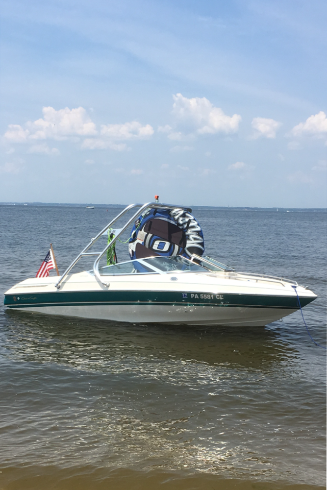 Big Air Cuda Tower - 1994 Chris Craft 197 Concept - Polished Aluminum - Wakeboard tower