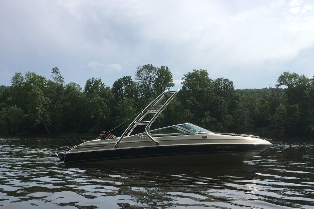 Big Air Cuda Tower - 1994 Chris Craft 197 Concept - Polished Aluminum - wakeboard tower