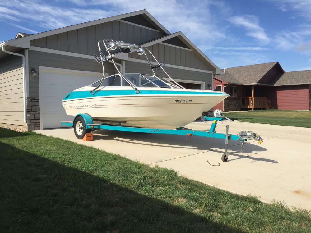 Big Air Fusion Tower - 1993 Bayliner Capri 185 - Stainless Steel - wakeboard tower (1)