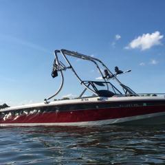 Big Air Fusion Tower - 1990 Correct Craft Sport Nautique - Stainless Steel - Wakeboard tower (1)