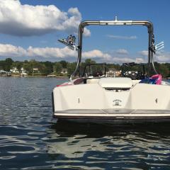 Big Air Fusion Tower - 1990 Correct Craft Sport Nautique - Stainless Steel - Wakeboard tower (2)