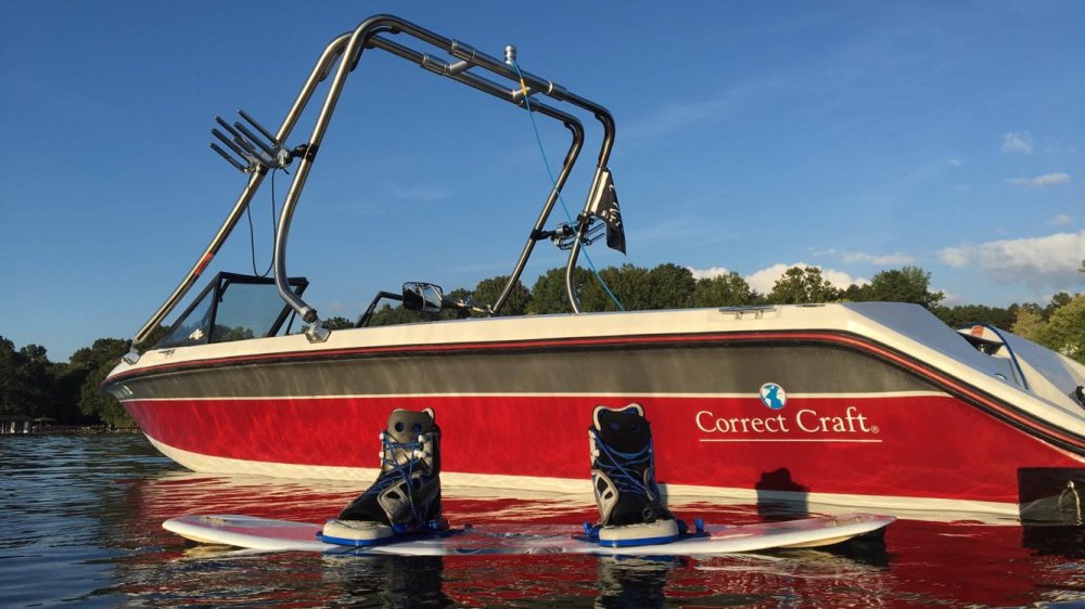 Big Air Fusion Tower - 1990 Correct Craft Sport Nautique - Stainless Steel - Wakeboard tower (3)