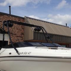 Big Air Fusion Tower - 2003 Crownline 225 LPX -Brushed Stainless Steel - Wakeboard tower (1)