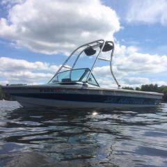 Big Air H2O tower - 1989 Correct Craft 2001 - Stainless Steel - Wakeboard tower