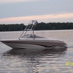 Big Air H2O Tower -  Larson - Stainless Steel - Brushed Finsih - wakeboard tower