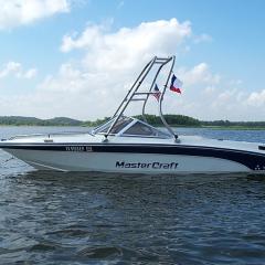 Big Air H2O Tower -  Mastercraft - stainless steel - brushed finish - wakeboard tower
