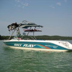 Big Air H2O Tower -  Ski Ray - stainless steel - wakeboard tower - Copy