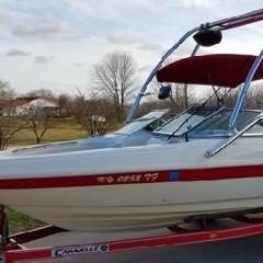 Big Air Haus tower - 1998 Caravelle 188 - Polished Aluminum - wakeboard tower (3)