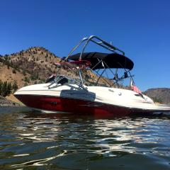 Big Air Haus Tower - 2005 SeaRay 220 Sundeck - Polished Anodized Aluminum - Wakeboard tower
