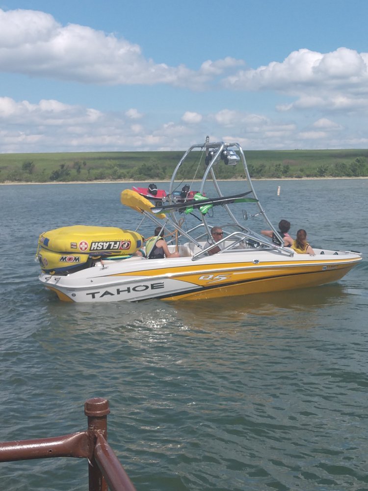 Big Air Haus Tower - 2013 Tahoe Q5si - Polished Aluminum - wakeboard tower