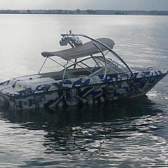 Big Air Ice Tower- Bayliner - 185 - polished - aluminium - wakeboard tower