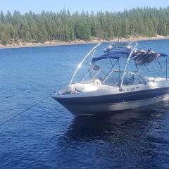 Big Air Ice tower - 2005 Bayliner 185 - Polished Aluminum - wakeboard tower