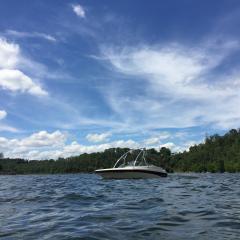Big Air Ice tower - 1997 Crownline 176br - Polished Aluminum - Wakeboard tower (2)
