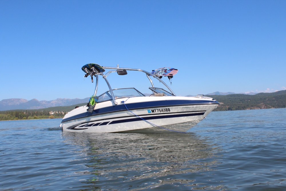 Big Air Ice Tower - 2010 Glastron GT205 - Polished Aluminum - Wakeboard tower