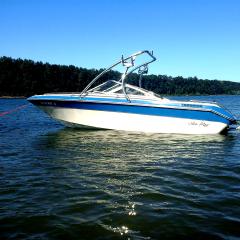 Big Air Ice tower - 1988 Sea Ray - SR-19 - Polished Aluminum - Wakeboard tower