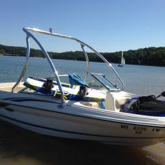 Big Air Ice tower - 1999 Sea Ray - 180 - Polished Aluminum - Wakeboard tower
