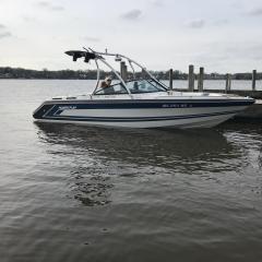 Big Air Ice tower - 1989 Powerplay Spectra22 - Polished Aluminum wakeboard tower