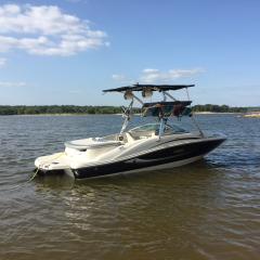 Big Air Storm tower - 2008 Sea Ray 185 Sport - Polished Aluminum - wakeboard tower (1)