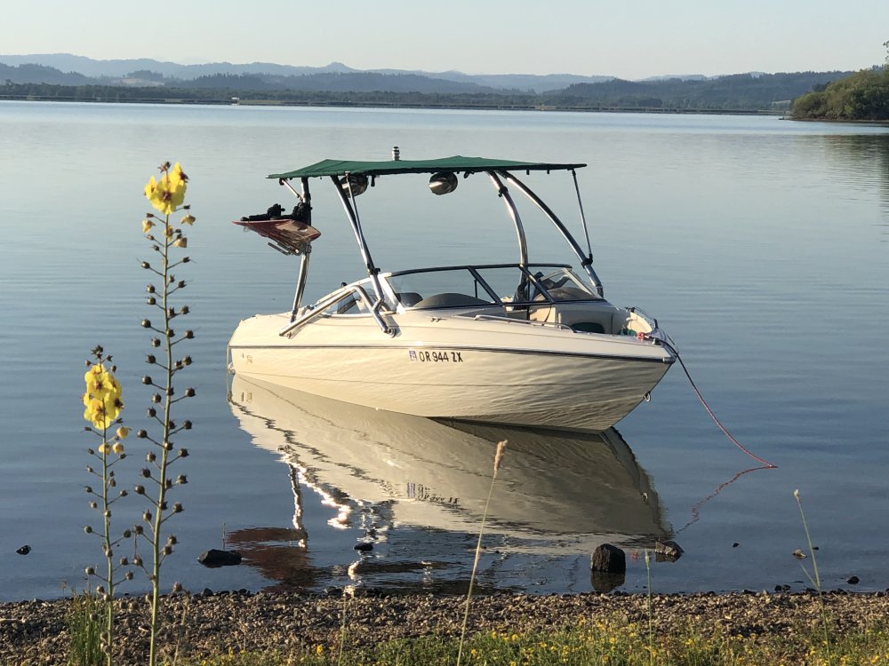 Big Air Vapor tower and Super Shadow BImini - 1999 Stingray 180RS