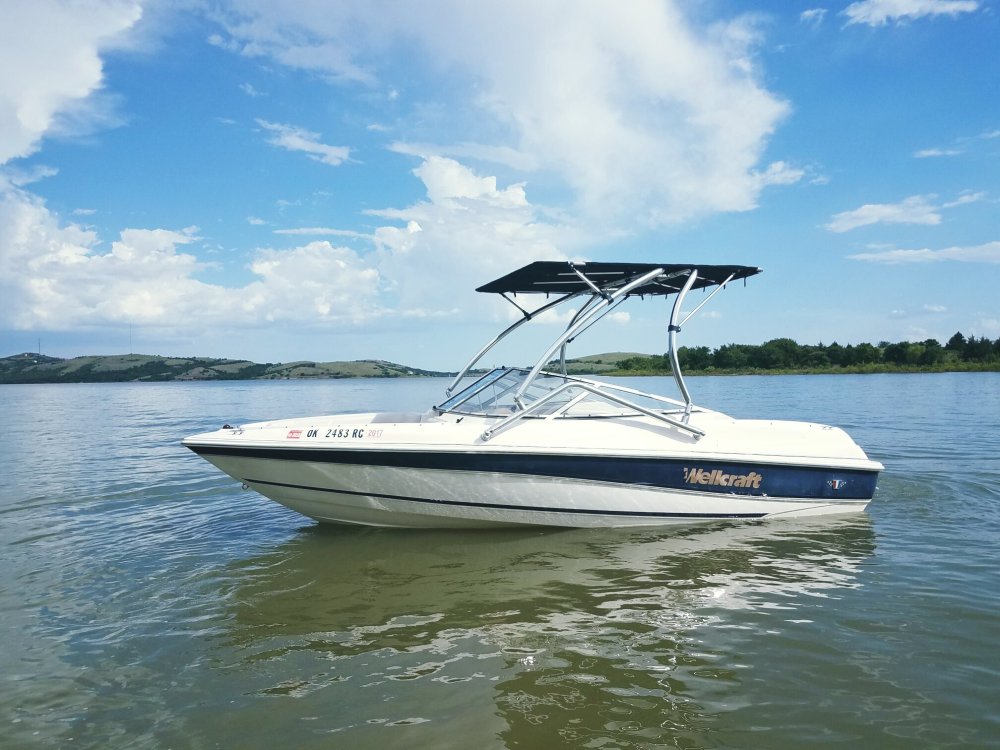 Big Air Vapor Tower - 1998 Wellcraft Eclipse 1860 - Polished Aluminum - wakeboard tower