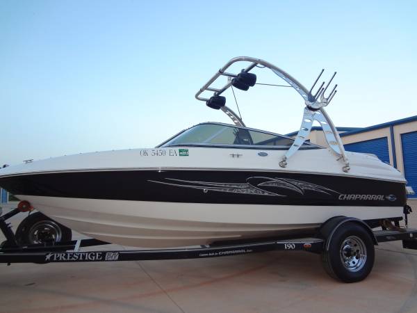 Big Air Wave Tower - 2007 Chaparral - 190 SSI - Polished Aluminum - Wakeboard Tower