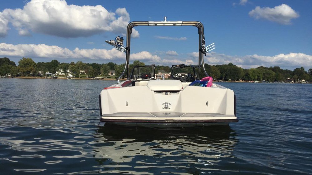 Big Air Fusion Tower - 1990 Correct Craft Sport Nautique - Stainless Steel - Wakeboard tower (2)