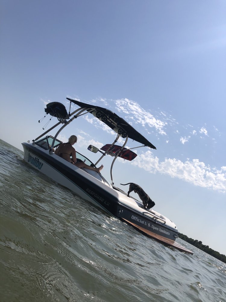 Big Air H2O Tower and Super Shadow Bimini-1997 Malibu Response LX - Stainless Steel-wakeboard tower (3)