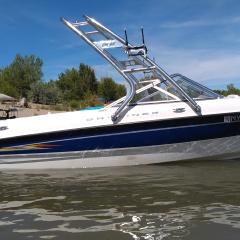 2005 Bayliner 185 with a Big Air Cuda wakeboard tower