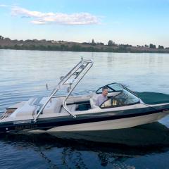 Big Air Cuda Tower - Blue Water  - polished - aluminium - wakeboard tower