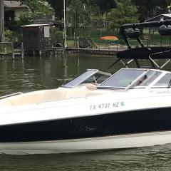 Big Air Cuda Tower - 1998 Bryant 230 - Black Aluminum - wakebaord tower (1)