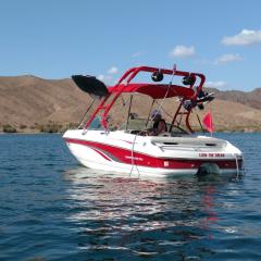 Big Air Cuda tower - 2001 Chaparral 196 SSI - Custom Powder Coat - Aluminum tower (1)