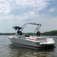 Big Air Cuda tower - 2001 Cobalt 226 - Polished Aluminum - wakeboard tower
