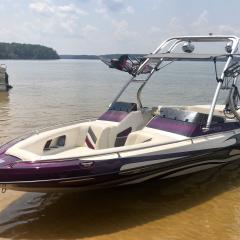 Big Air Cuda tower - 2004 Cobra Performance Boat 21' Diamondback - Anodized Aluminum - wakeboard tower (1)