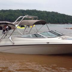 Big Air Cuda Tower - 2001 Crownline - 202br - Polished Aluminum - Wakeboard Tower