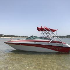 Big Air Cuda tower - 2004 Crownline 192 - Polished Aluminim - Wakeboard tower (2)