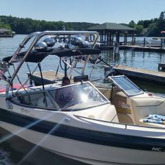 Big Air Cuda tower - 1998 Ebbtide Mystique - Polished Aluminum - wakeboard tower (1)