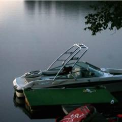 Big Air Cuda tower - 2001 Four Winns 210 Horizon - Polished Aluminum - Wakeboard tower (2)