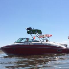 Big Air Cuda tower - 2006 Four Winns - Horizon - Polished Aluminim - Wakeboard tower