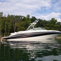 Big Air Cuda tower - 2009 Four Winns - H260 - Polished Aluminum - Wakeboard tower