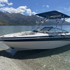 Big Air Cuda tower and Super Shadow Bimini - 2005 Four Winns H200 (2)