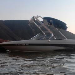 Big Air Cuda Tower - Glastron - polished - aluminium - wakeboard tower