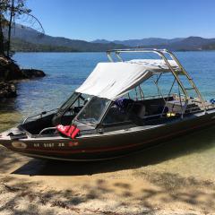 Big Air Cuda Tower - Jetcraft boat - Polished Aluminum - wakeboard tower (3)