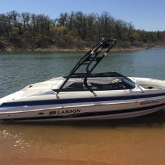 Big Air Cuda - Larson - Black Aluminum - Wakeboard tower