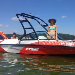Big Air Cuda Tower - MB Sports - Black Aluminum - Wakeboard tower (1)