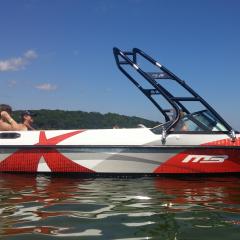 Big Air Cuda Tower - MB Sports - Black Aluminum - Wakeboard tower (3)