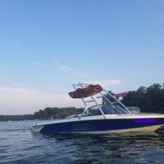 Big Air Cuda Tower - 2003 Malibu Sportster LX - Polished Aluminum - wakeboard tower (2)