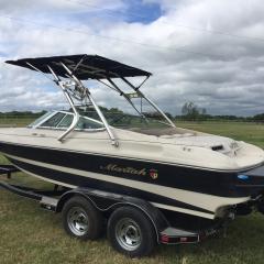 Big Air Cuda Tower - 2000 Mariah Shabah z202 - Polished Aluminum - wakeboard tower (2)