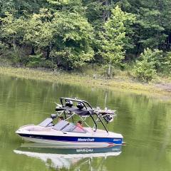 Big Air Cuda Tower - Black powder coat wake tower - 1995 Mastercraft prostar 205 (1)