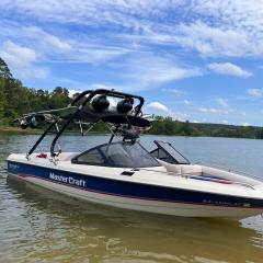 Big Air Cuda Tower - Black powder coat wake tower - 1995 Mastercraft prostar 205 (2)