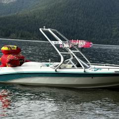 Big Air Cuda Tower (reverse mounted)-1990 Mastercraft Tristar 220